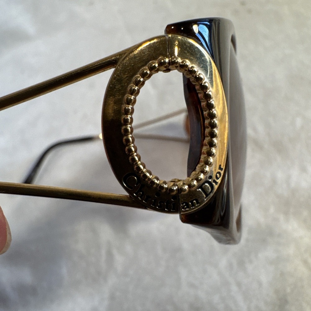 Vtg Christian Dior 2661 90 Optyl Sunglasses Tottoise Frames 57 16 135 Germany - Picture 3 of 10